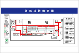 緊急疏散示意圖標(biāo)識(shí)牌