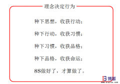 車間現(xiàn)場8S管理的具體內(nèi)容