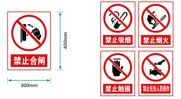 配電房禁止類標識牌