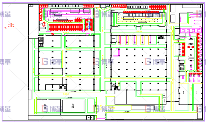 浙江服裝工廠6S現(xiàn)場管理與改善 對廠區(qū)進(jìn)行重新規(guī)劃，定義各個車間工作和半成品放置位置
